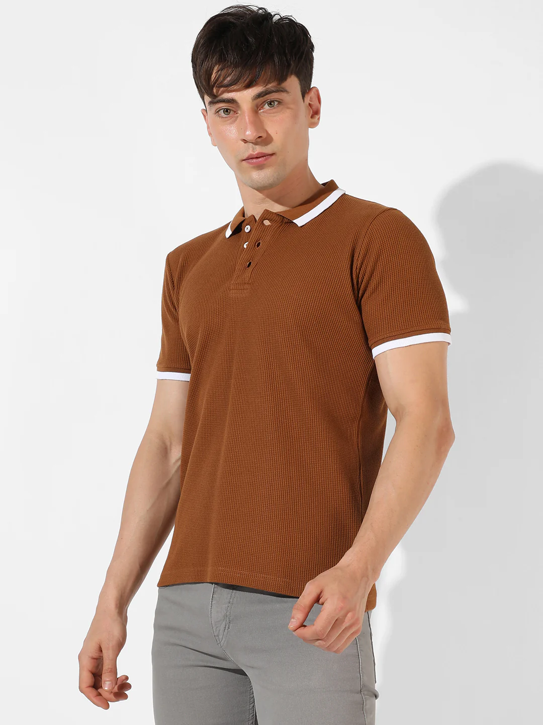 Solid Casual T-Shirt - Image 3