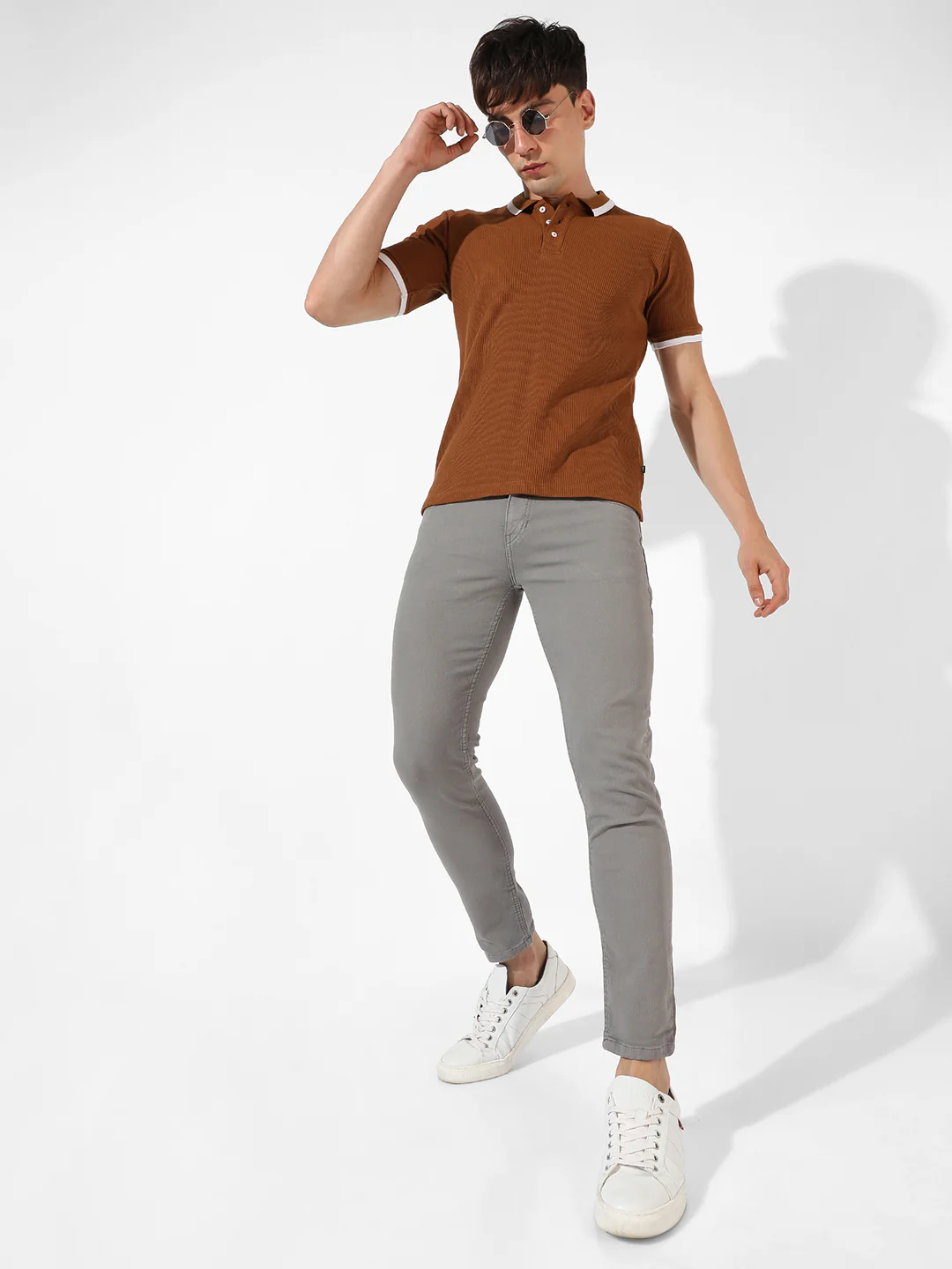 Solid Casual T-Shirt - Image 5
