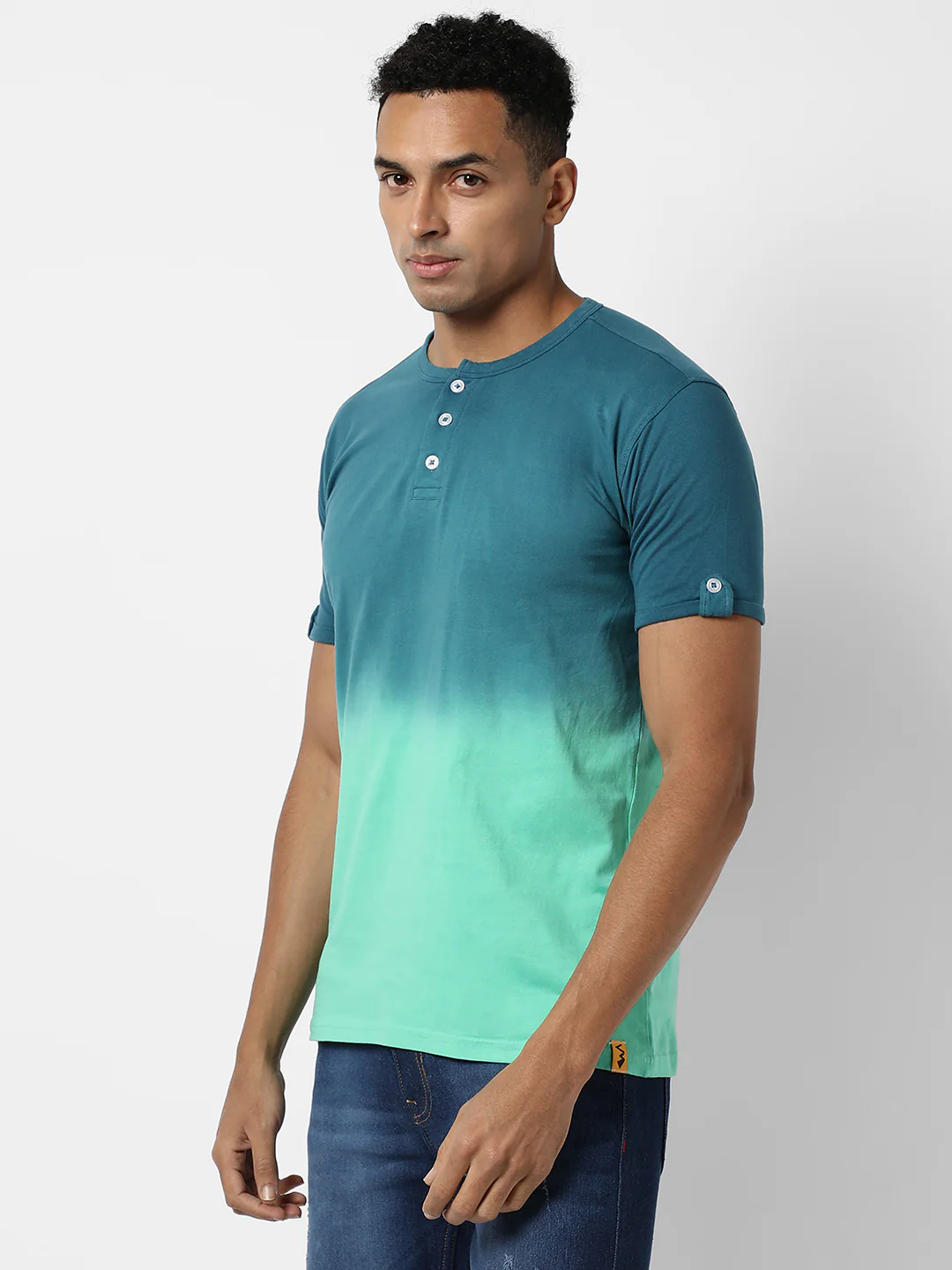 Ombre Henley T-Shirt - Image 3