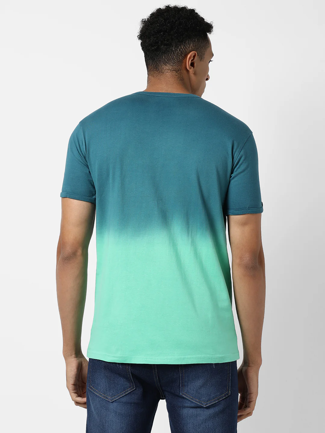 Ombre Henley T-Shirt - Image 4