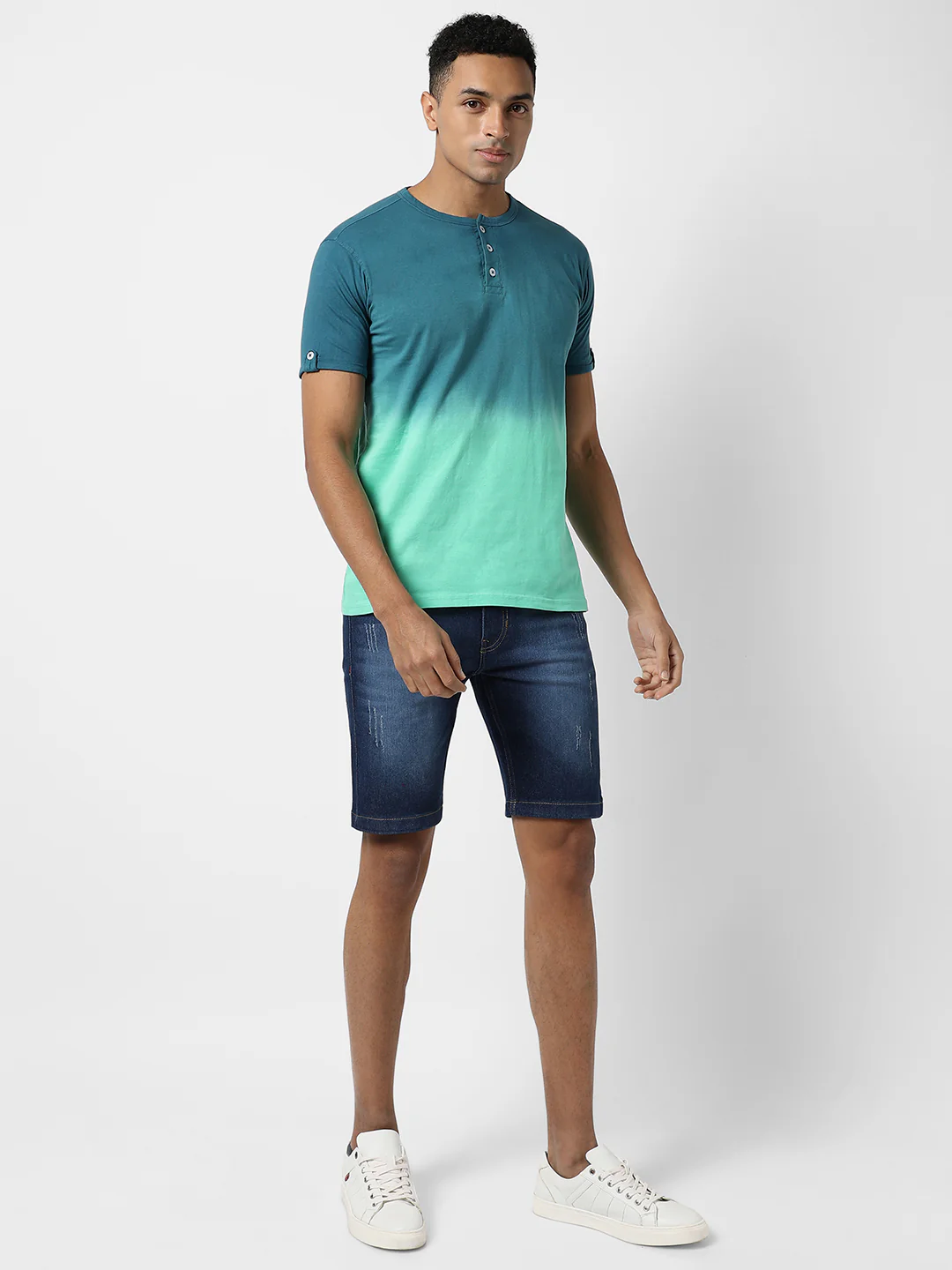 Ombre Henley T-Shirt - Image 5