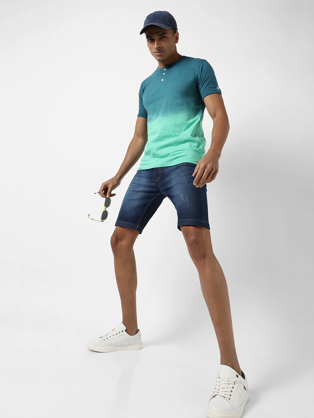 Ombre Henley T-Shirt - Image 6