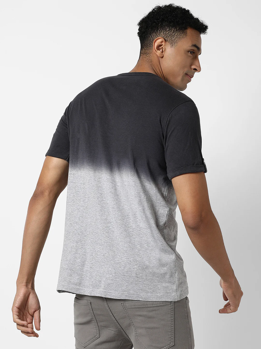Colourblocked Casual T-Shirt - Image 4
