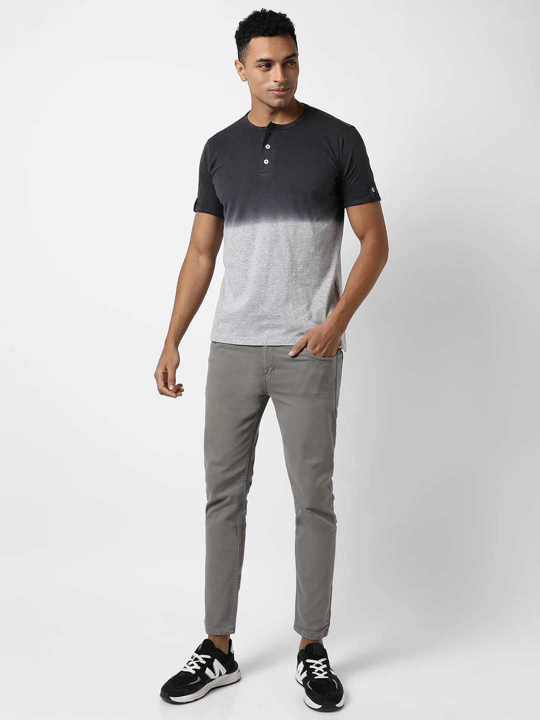 Colourblocked Casual T-Shirt - Image 5