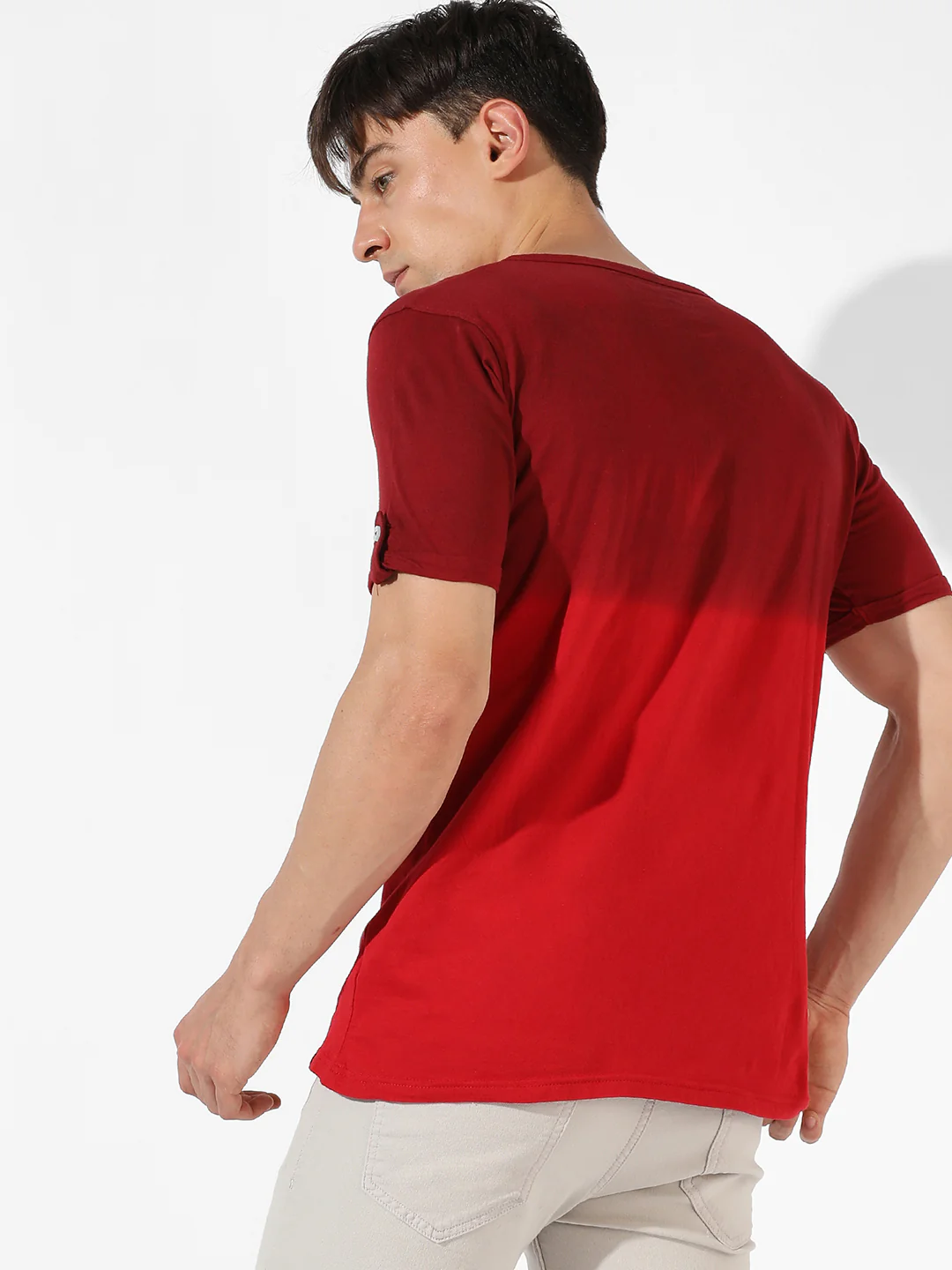 Colourblocked Casual T-Shirt - Image 4