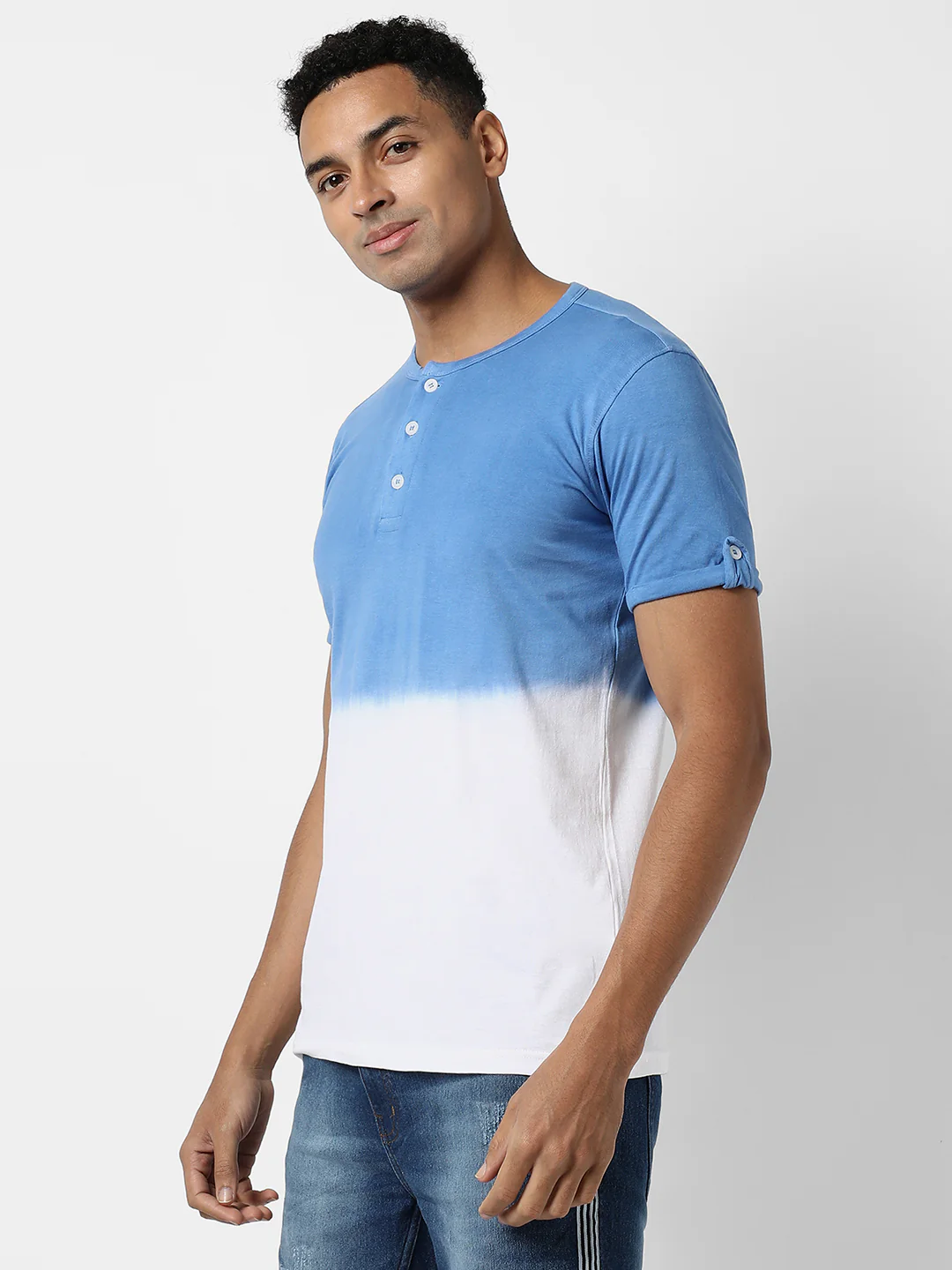 Colourblocked Casual T-Shirt - Image 3