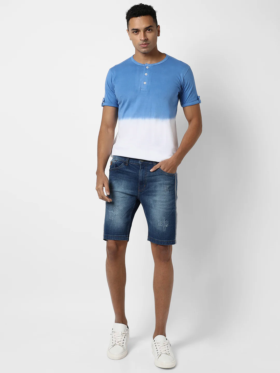 Colourblocked Casual T-Shirt - Image 5