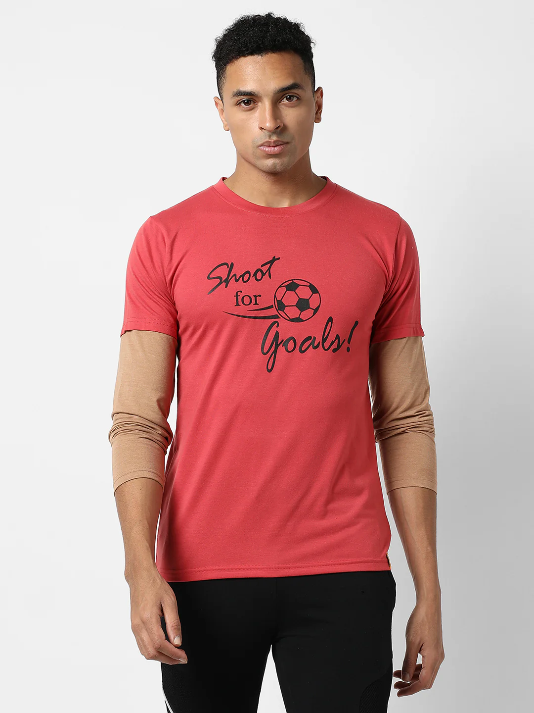 Shoot For Goals Skater T-Shirt - Image 2