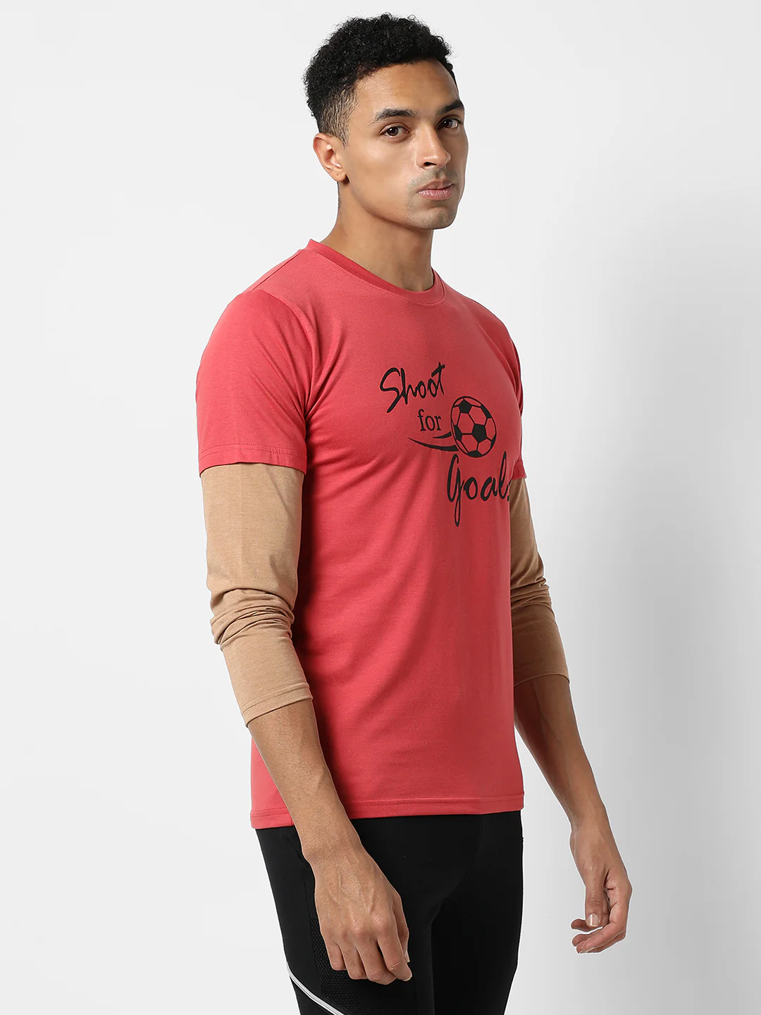 Shoot For Goals Skater T-Shirt - Image 3
