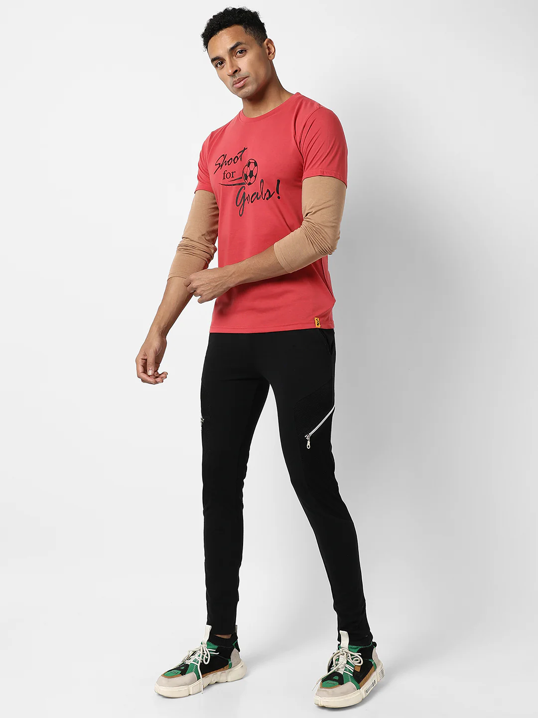 Shoot For Goals Skater T-Shirt - Image 5