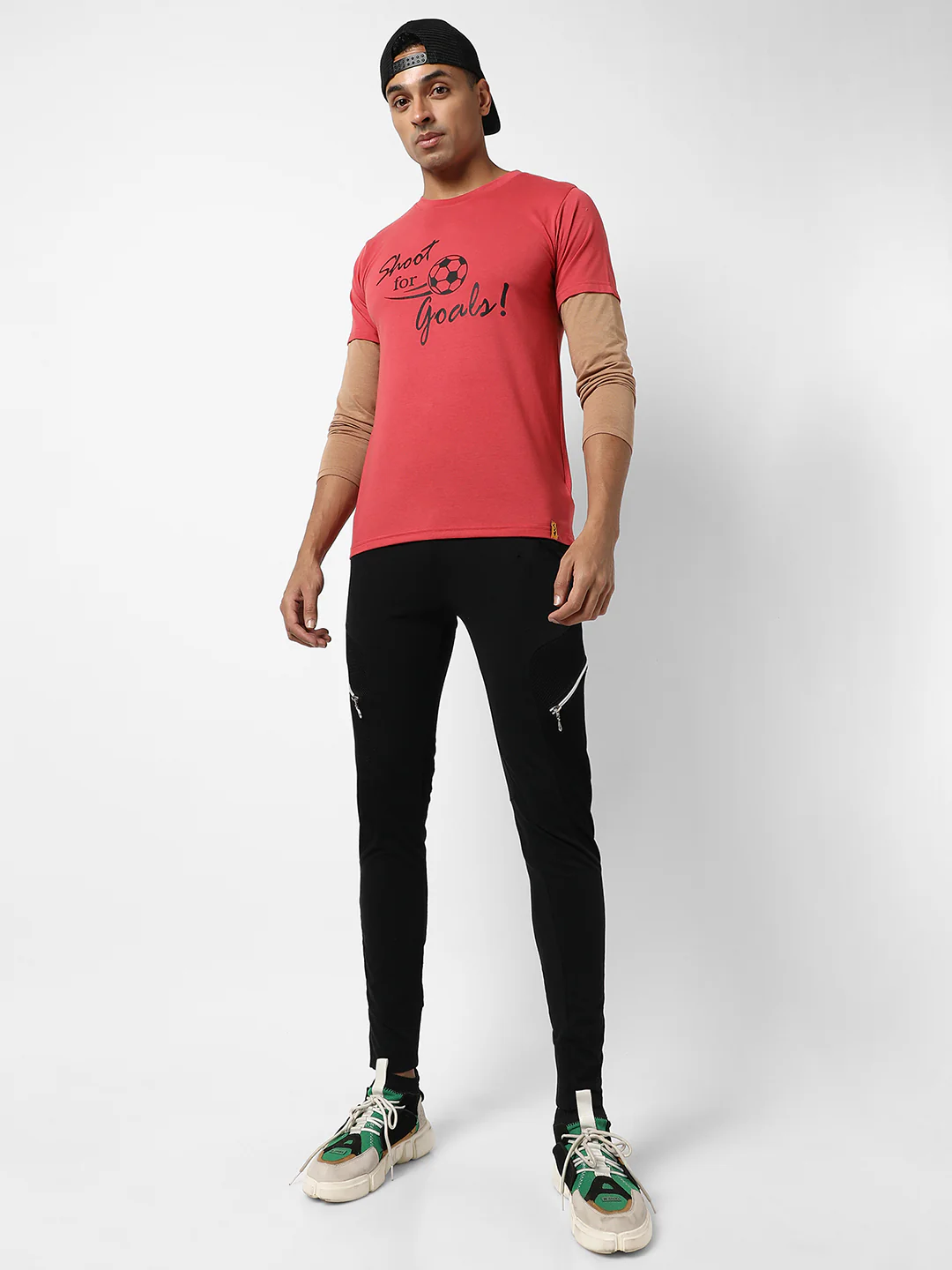 Shoot For Goals Skater T-Shirt - Image 6