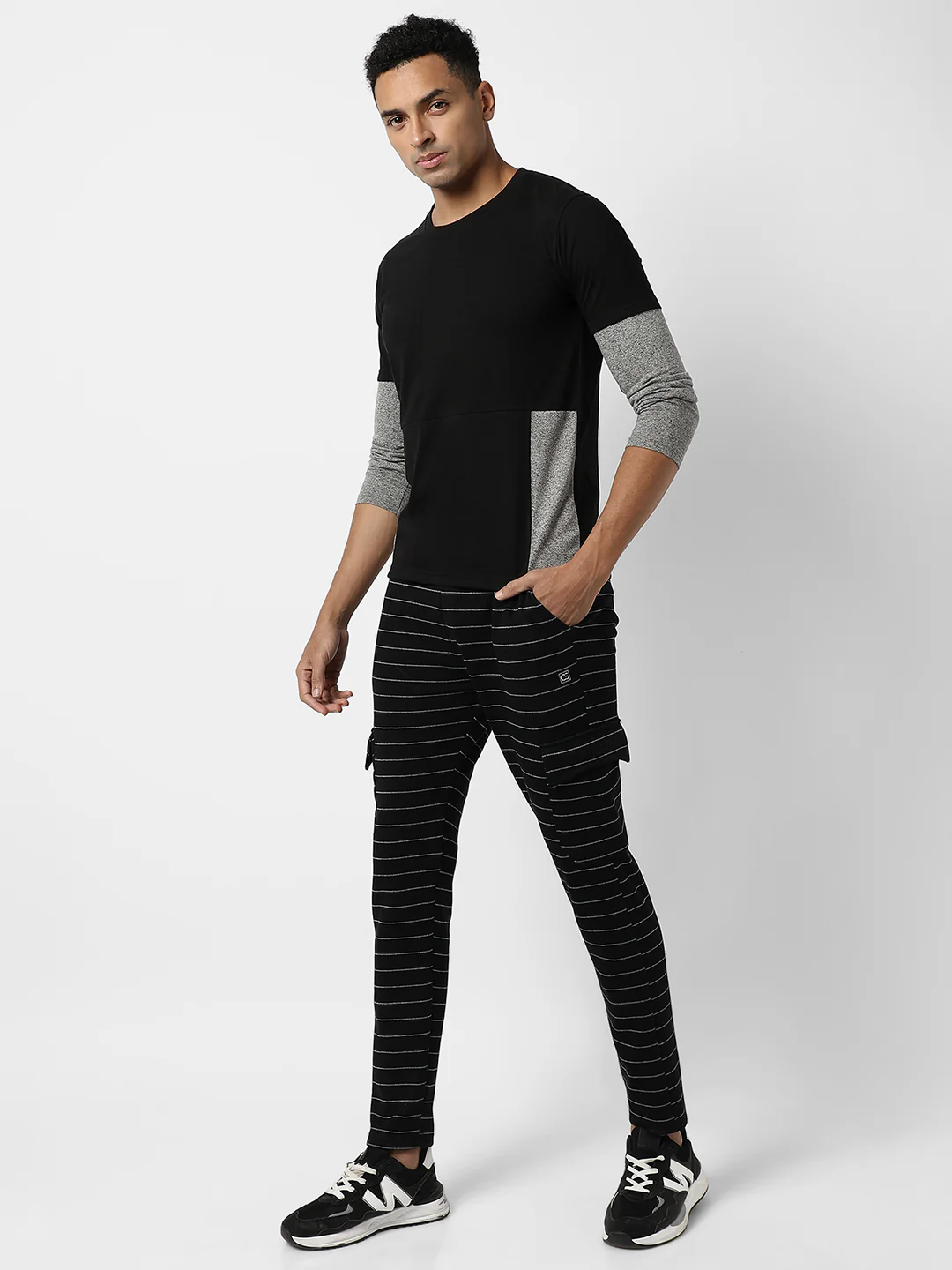 Colourblocked Casual T-Shirt - Image 5