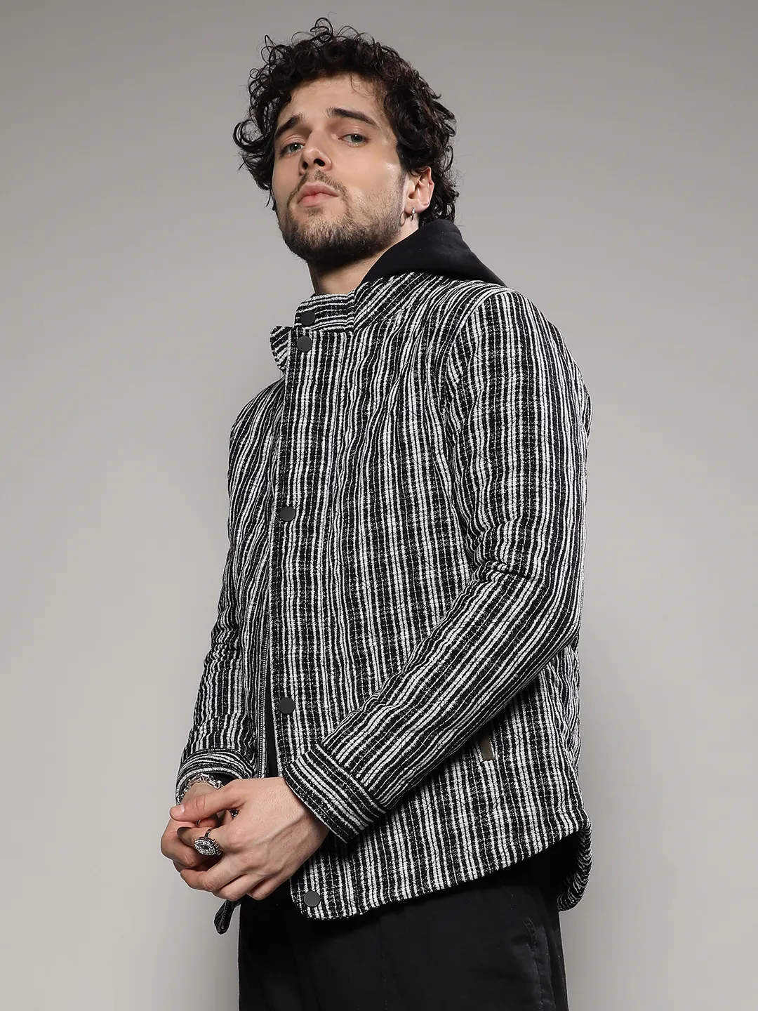 Multitrack Striped Quilted Jacket - Image 3