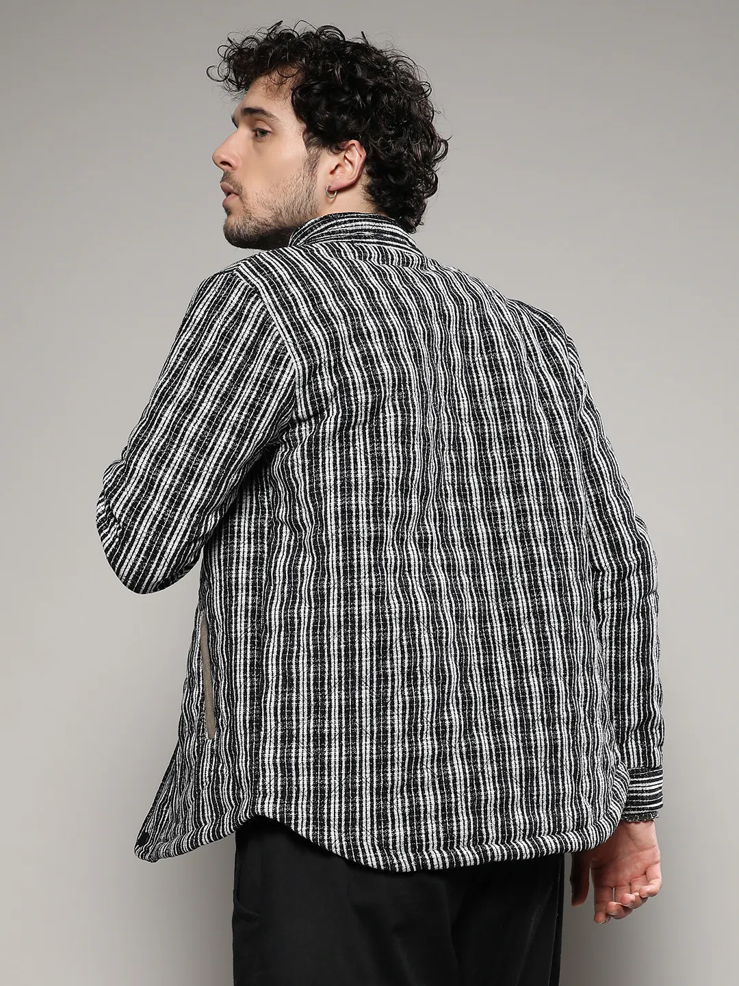 Multitrack Striped Quilted Jacket - Image 4