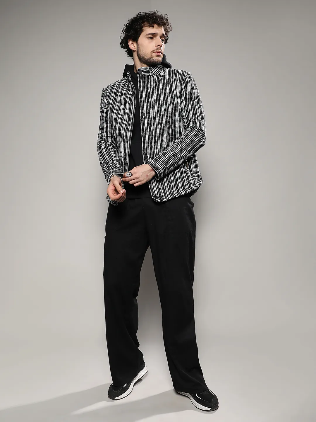 Multitrack Striped Quilted Jacket - Image 5