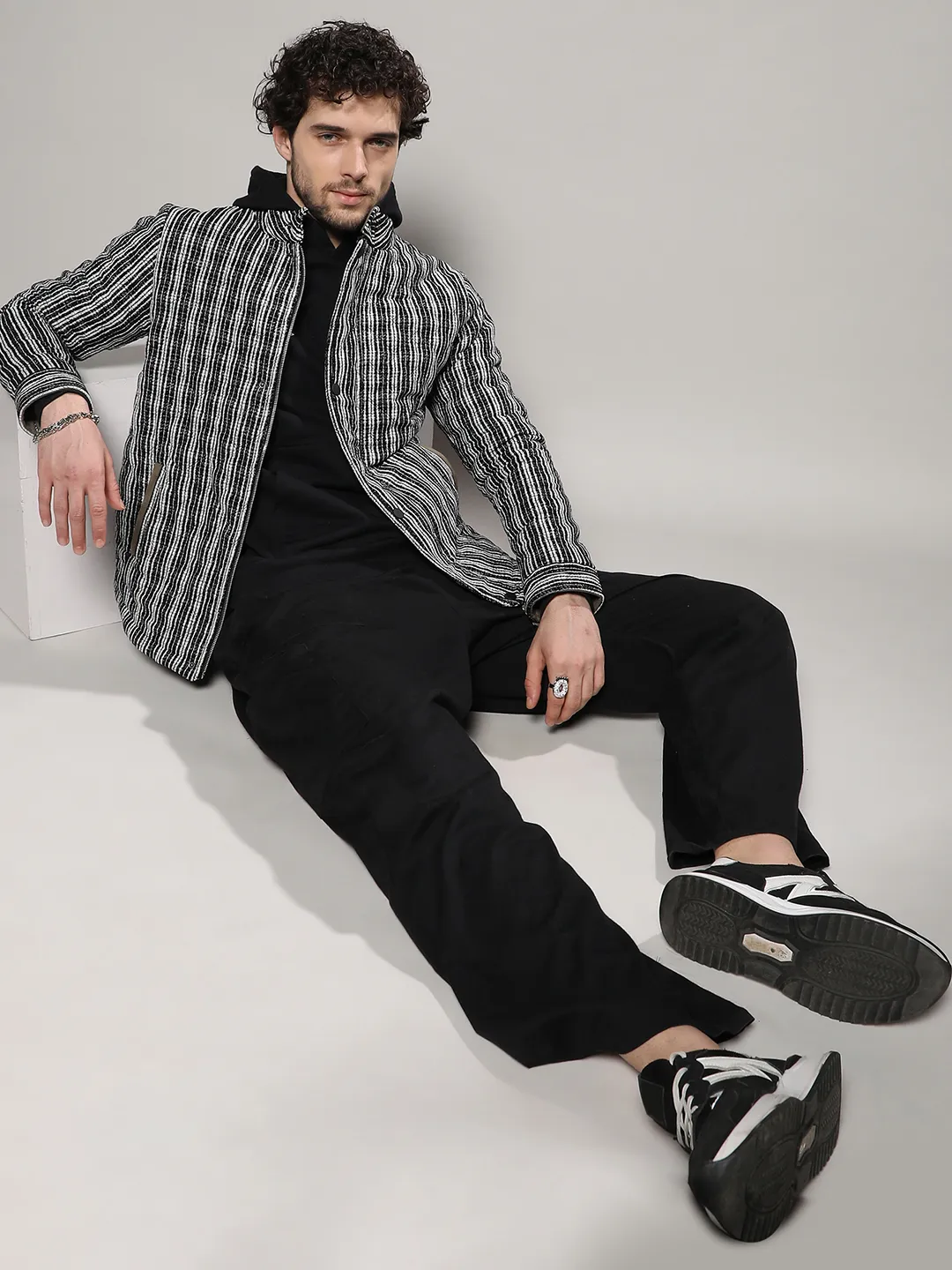 Multitrack Striped Quilted Jacket - Image 6