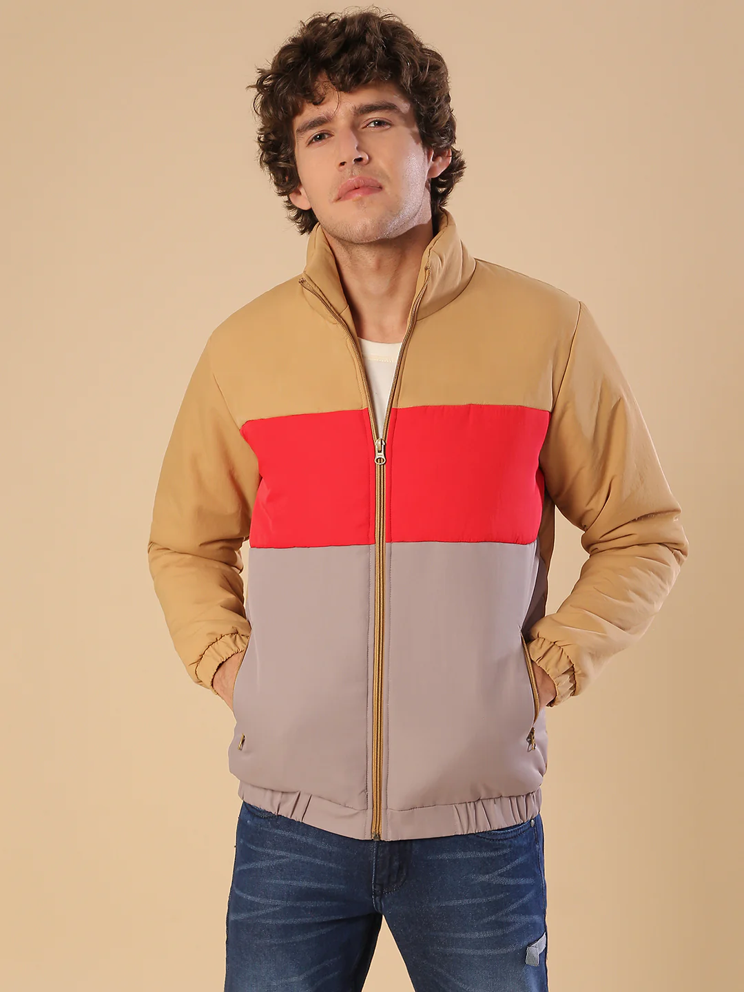 Color Block Jacket - Image 2