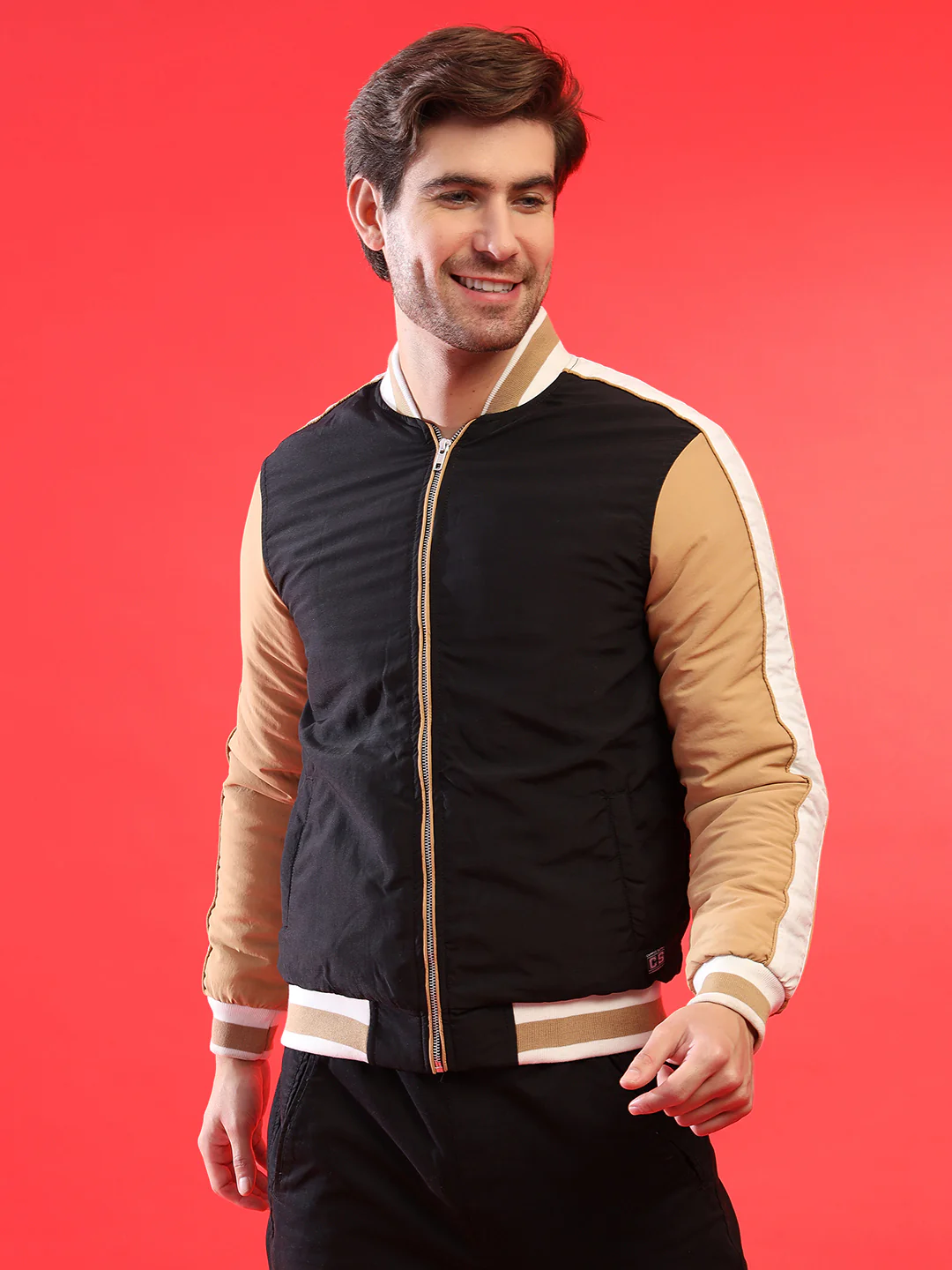 Puffer Jacket With Ribbed Hem - Image 2
