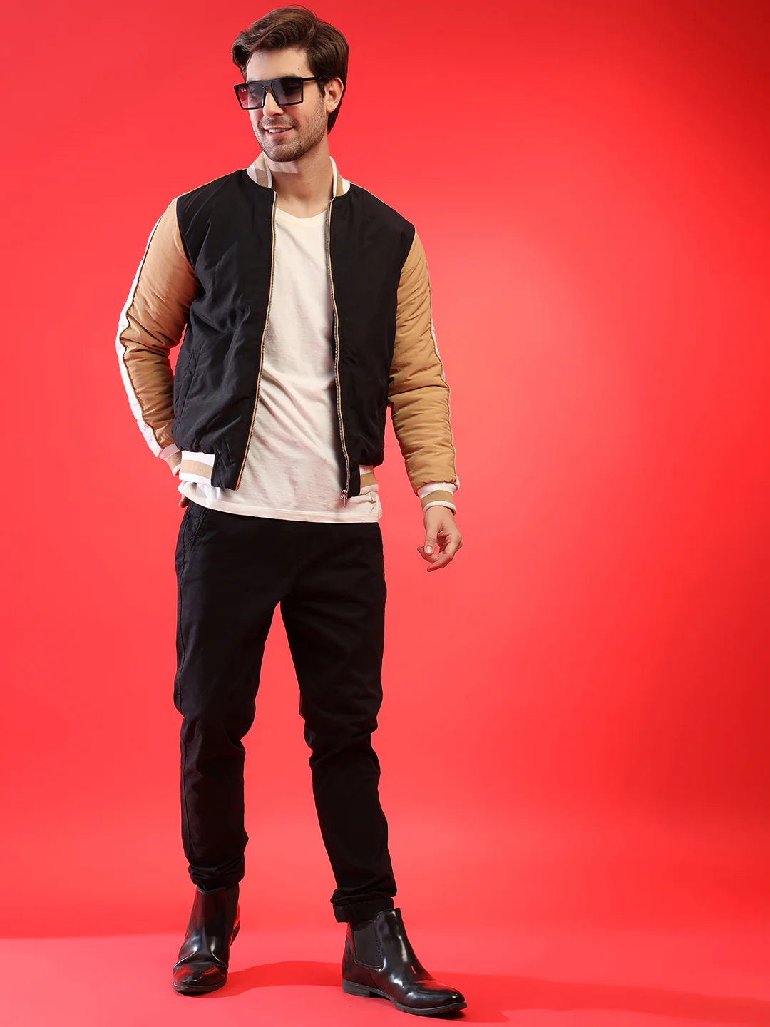 Puffer Jacket With Ribbed Hem - Image 5