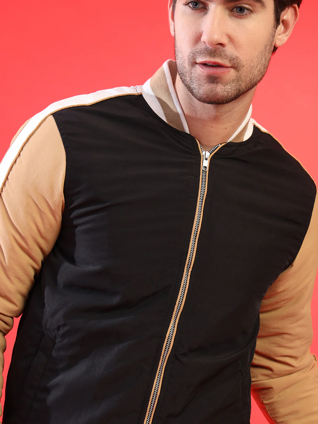 Puffer Jacket With Ribbed Hem - Image 6