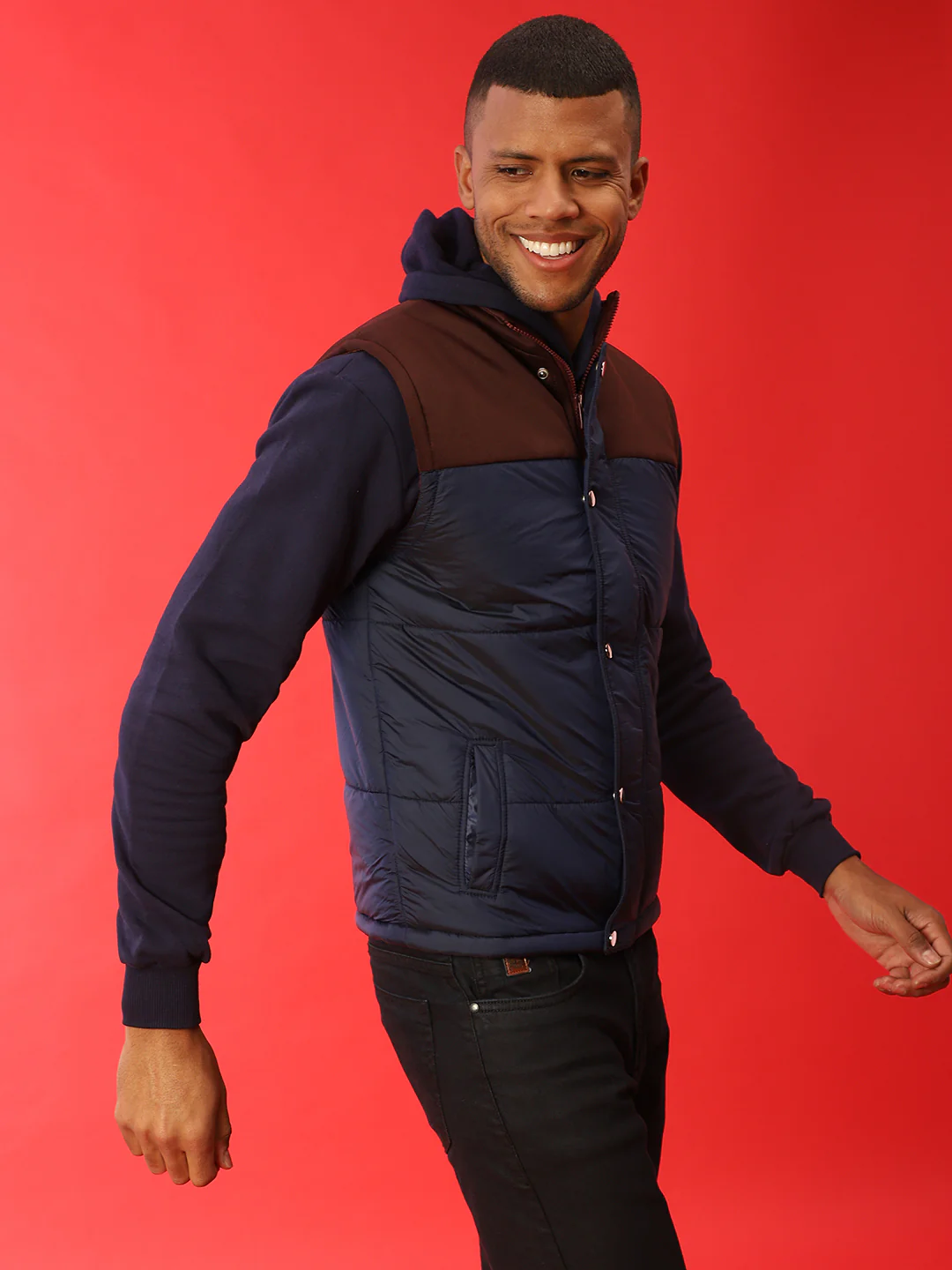 Zip-Front Puffer Jacket With Insert Pocket - Image 4