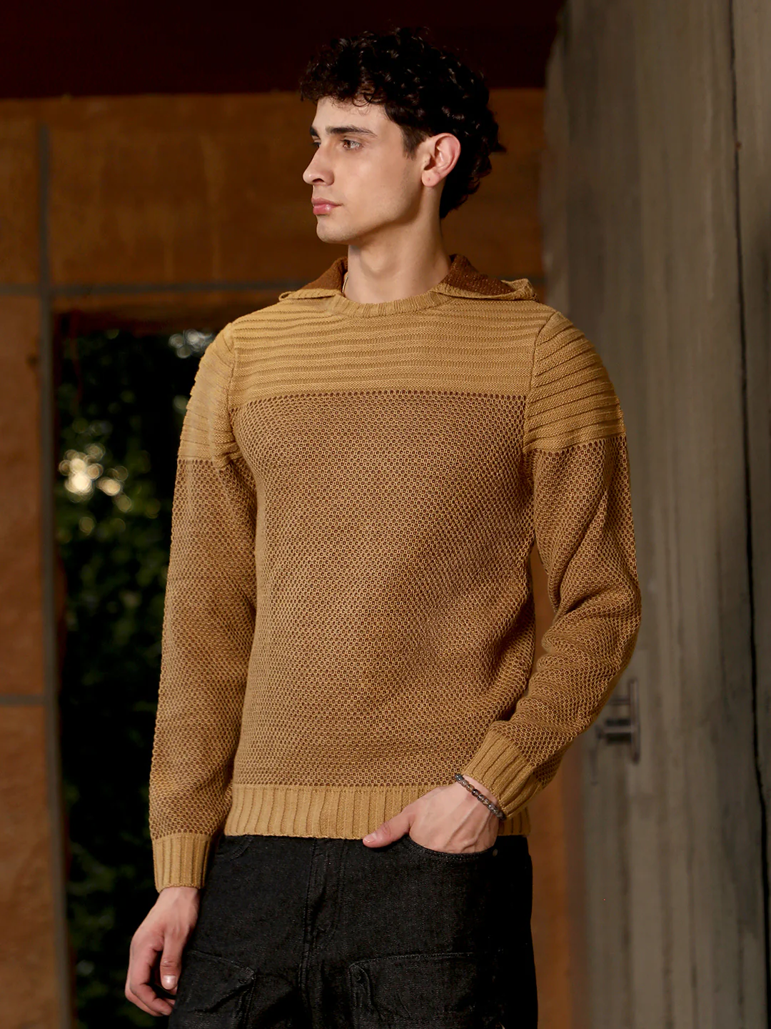 Textured Knit Pullover Sweater - Image 13