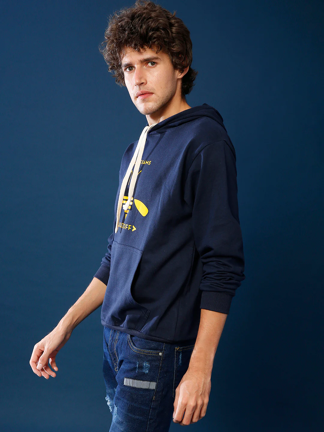 Buzz Off Hoodie With Kangaroo Pocket - Image 3