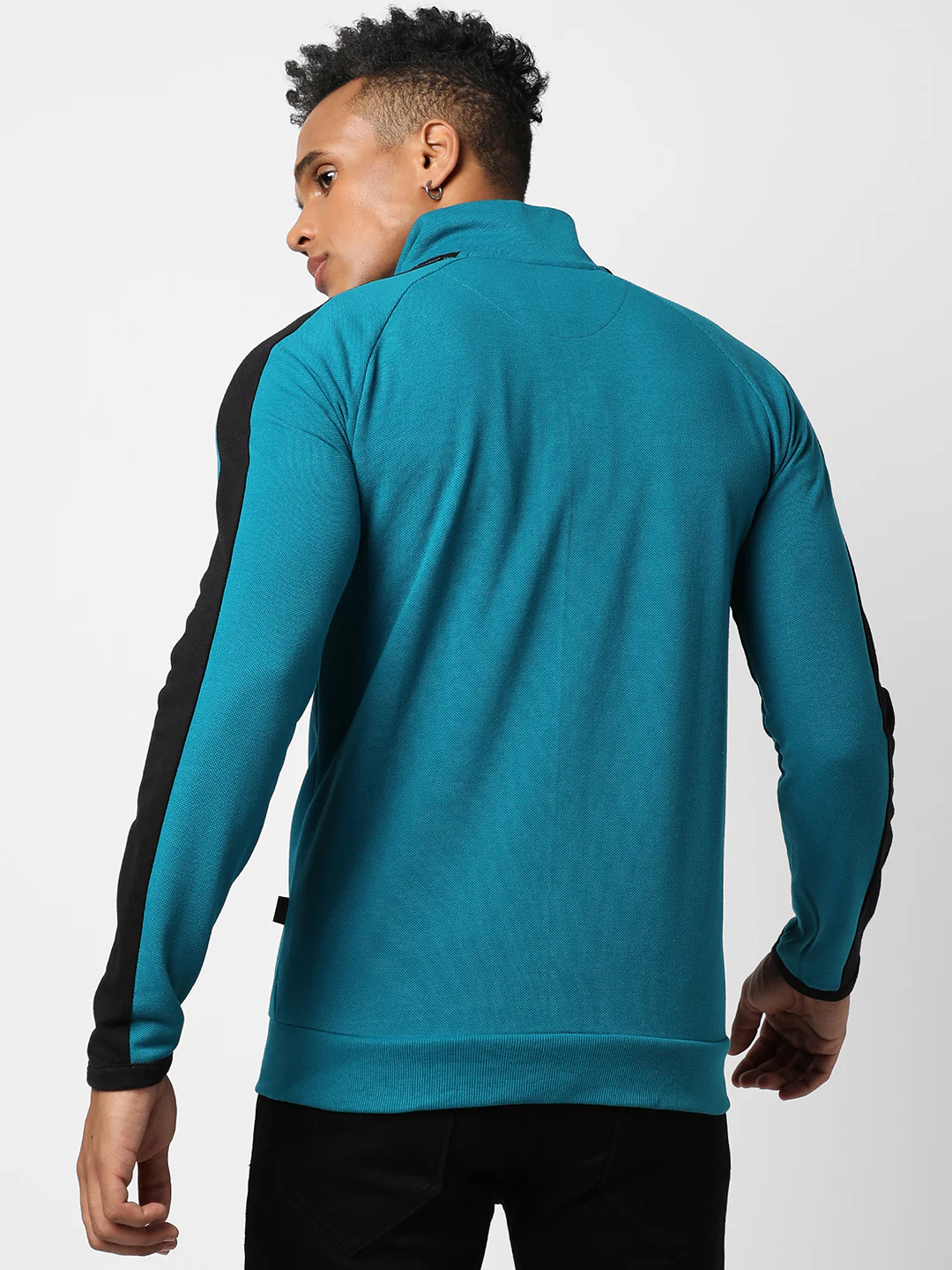 Zip-Front Jacket With Contrast Detail - Image 3