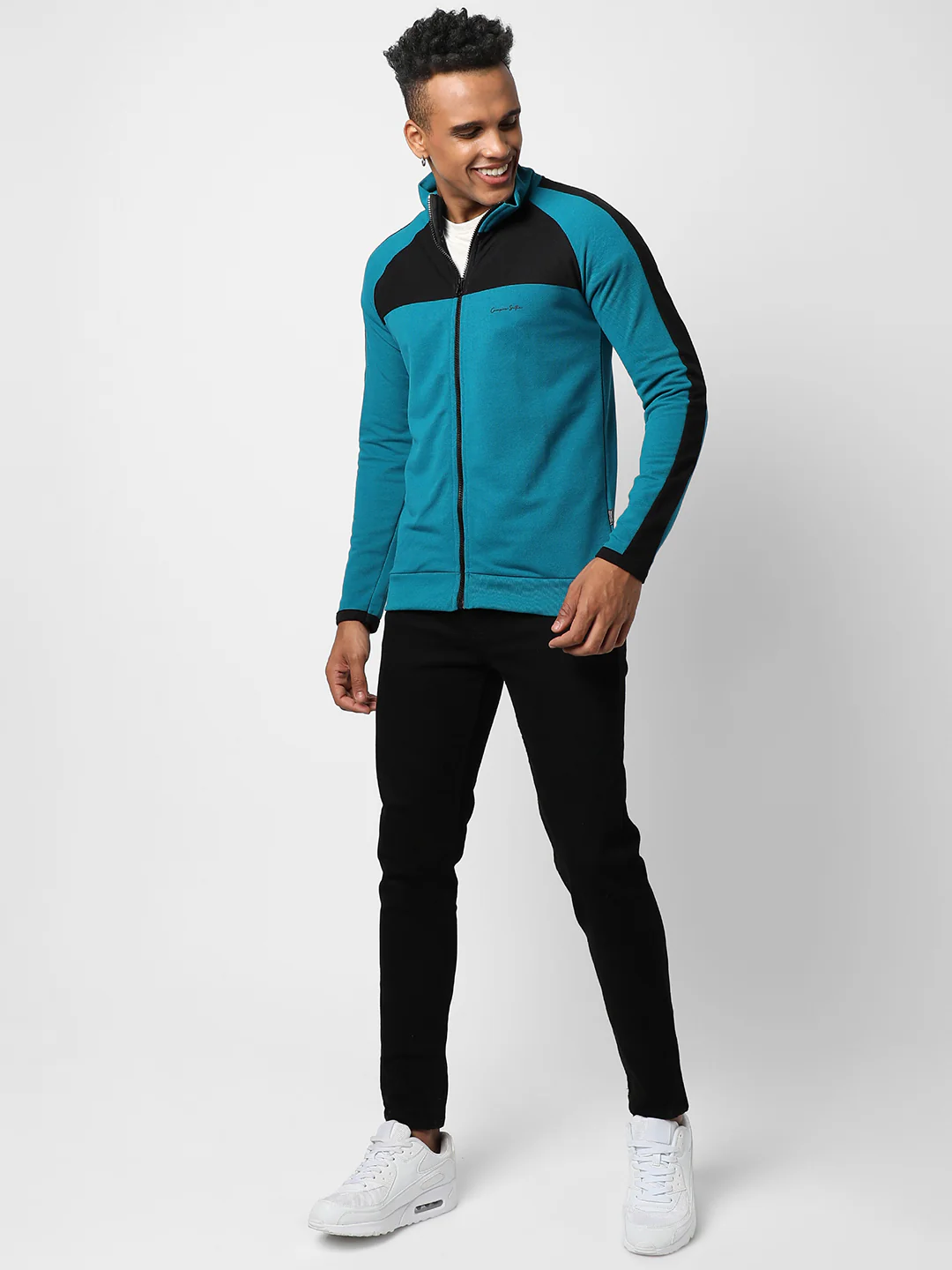 Zip-Front Jacket With Contrast Detail - Image 4