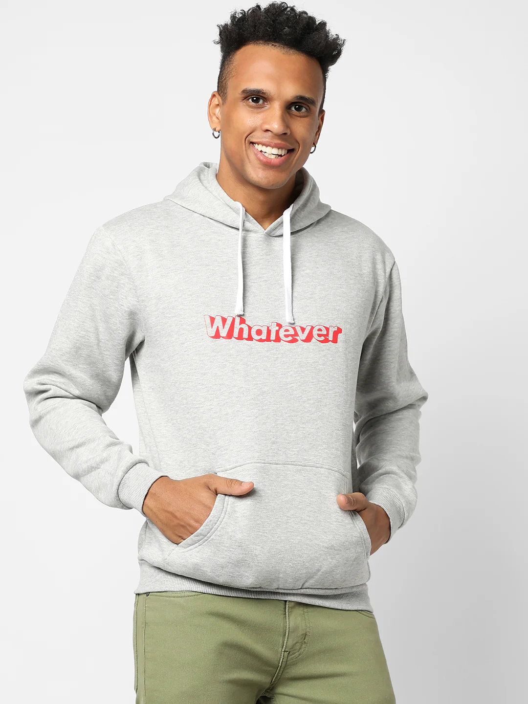 Whatever Hoodie With Kangaroo Pocket - Image 2