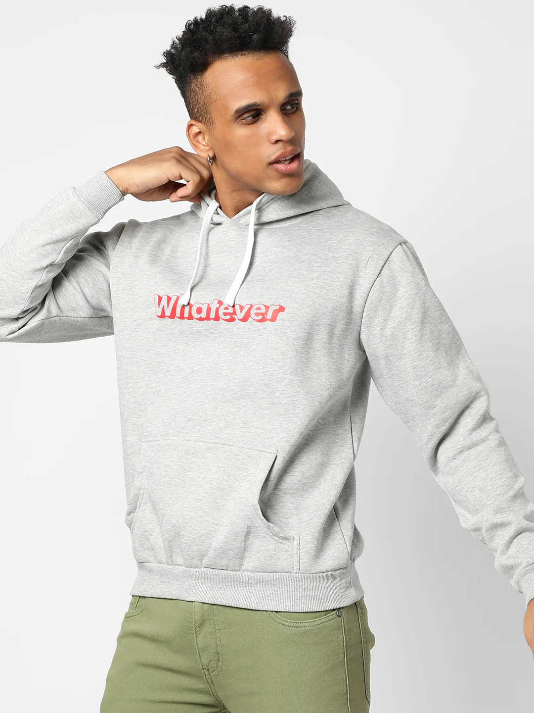 Whatever Hoodie With Kangaroo Pocket - Image 3