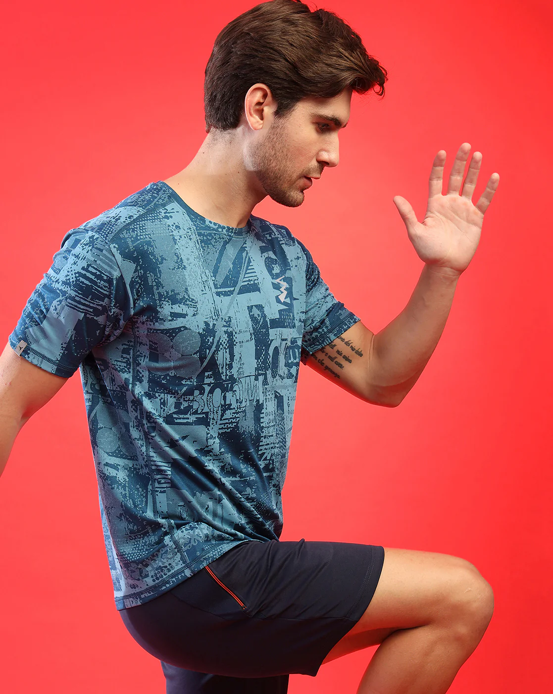 Pack Of 5 Slim Fit Active T-Shirts - Image 3