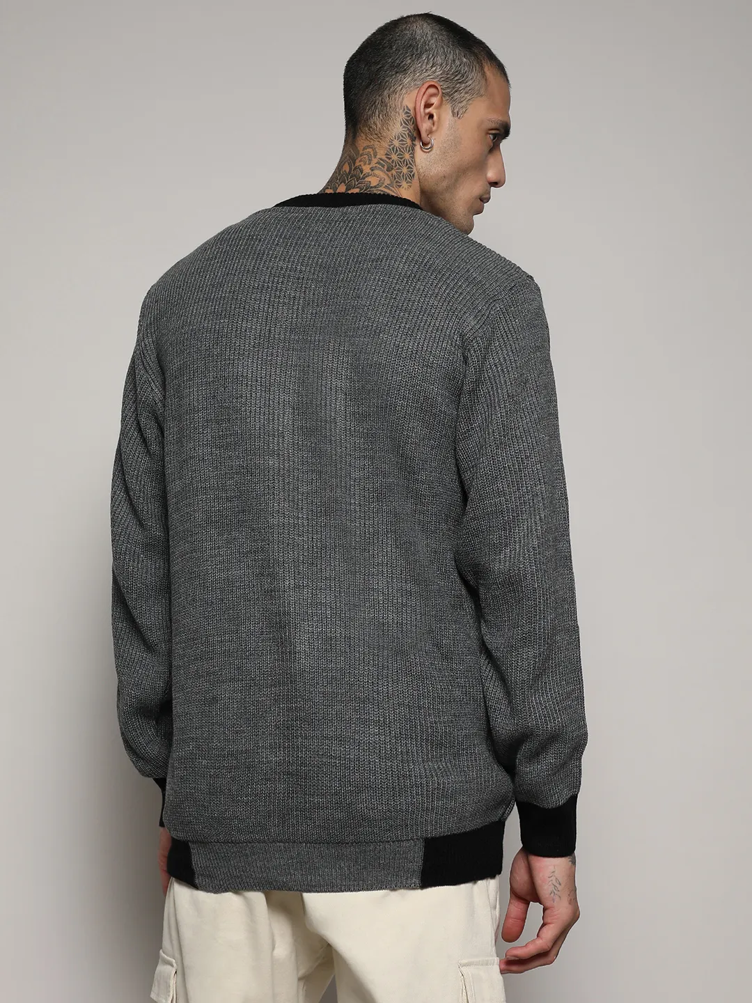 Zip-Front Knitted Jacket - Image 4