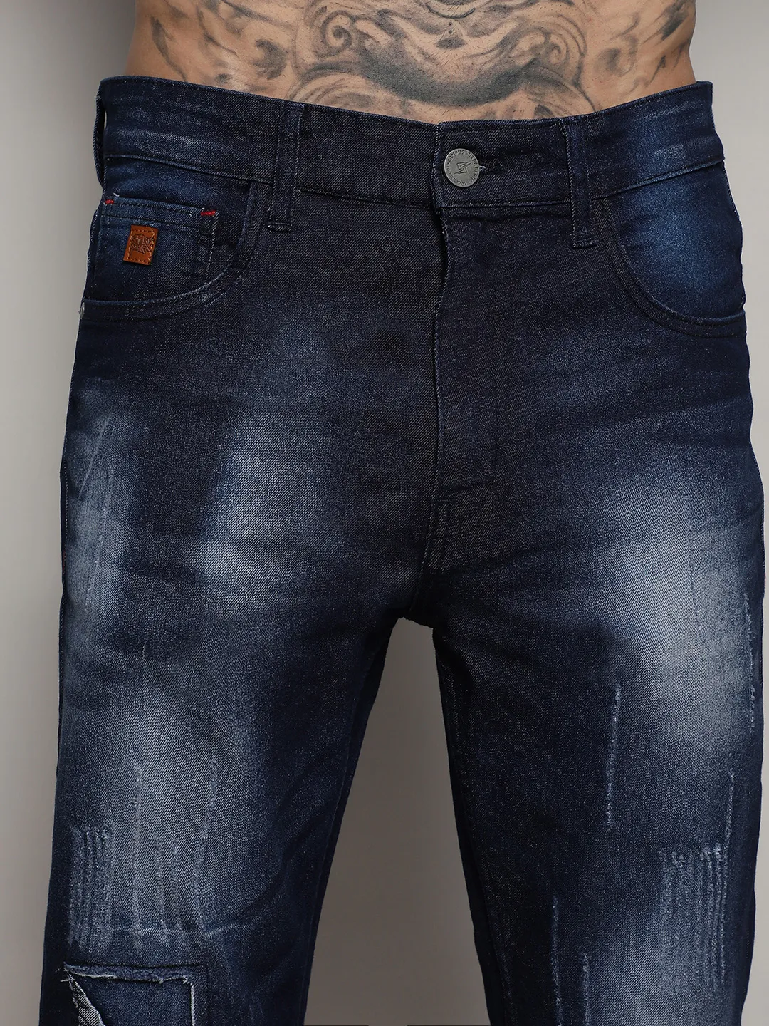 Distressed Denim Jeans - Image 7