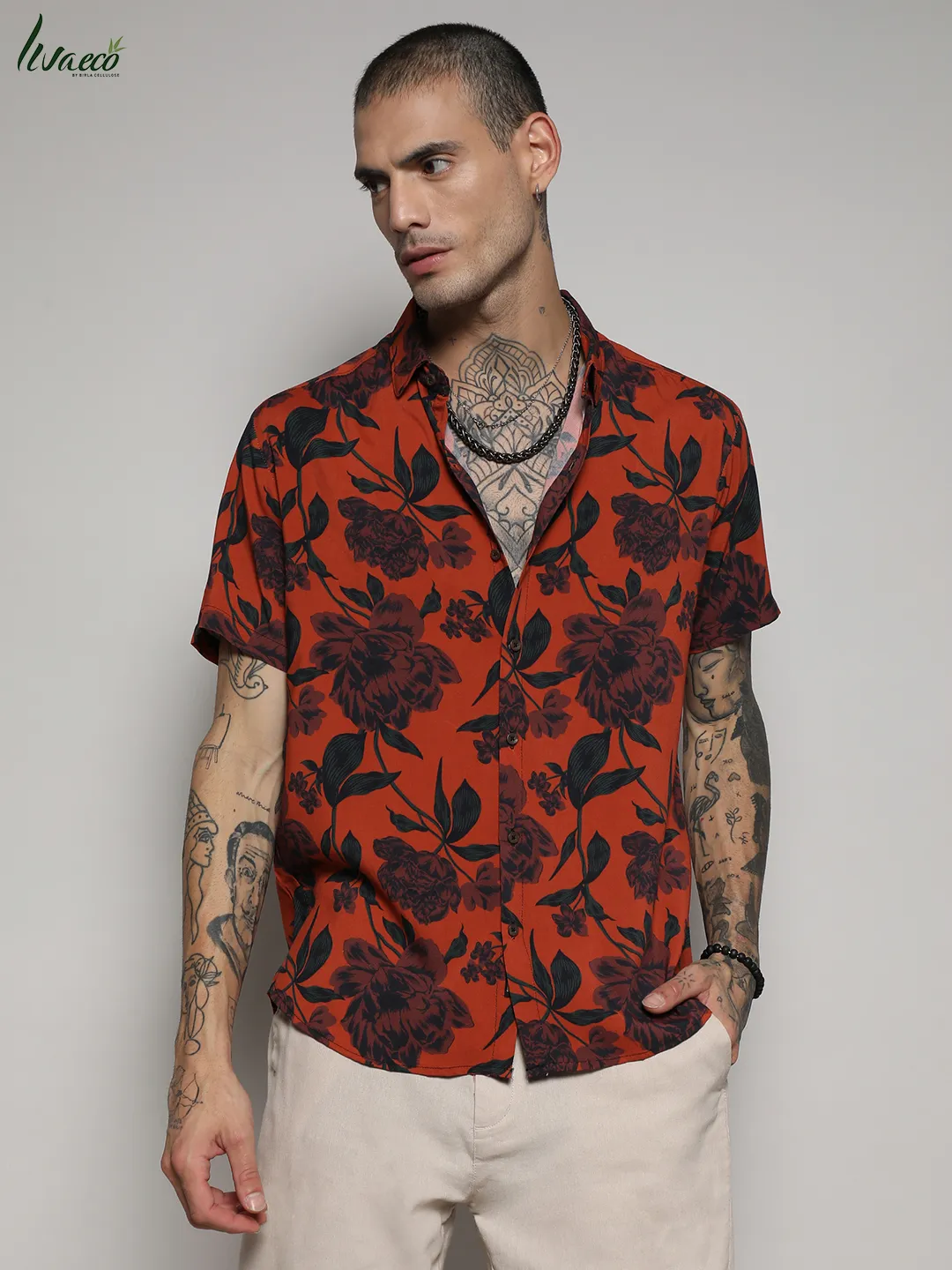 Ecoliva Floral Bloom Shirt - Image 2
