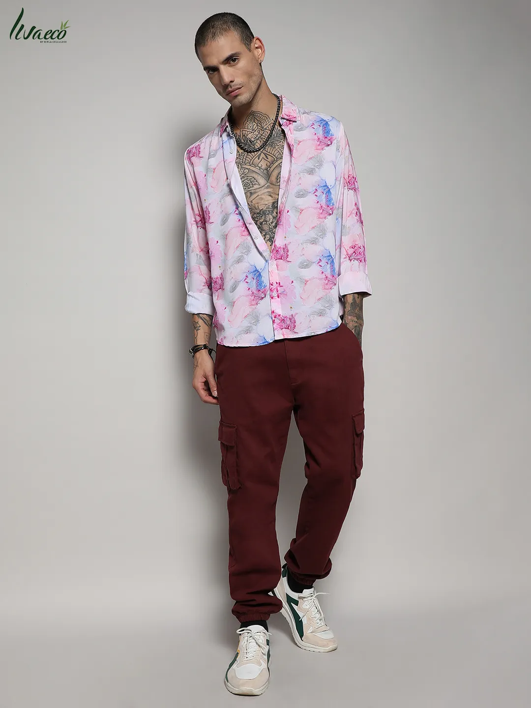 Ecoliva Faded Wildflower Shirt - Image 5