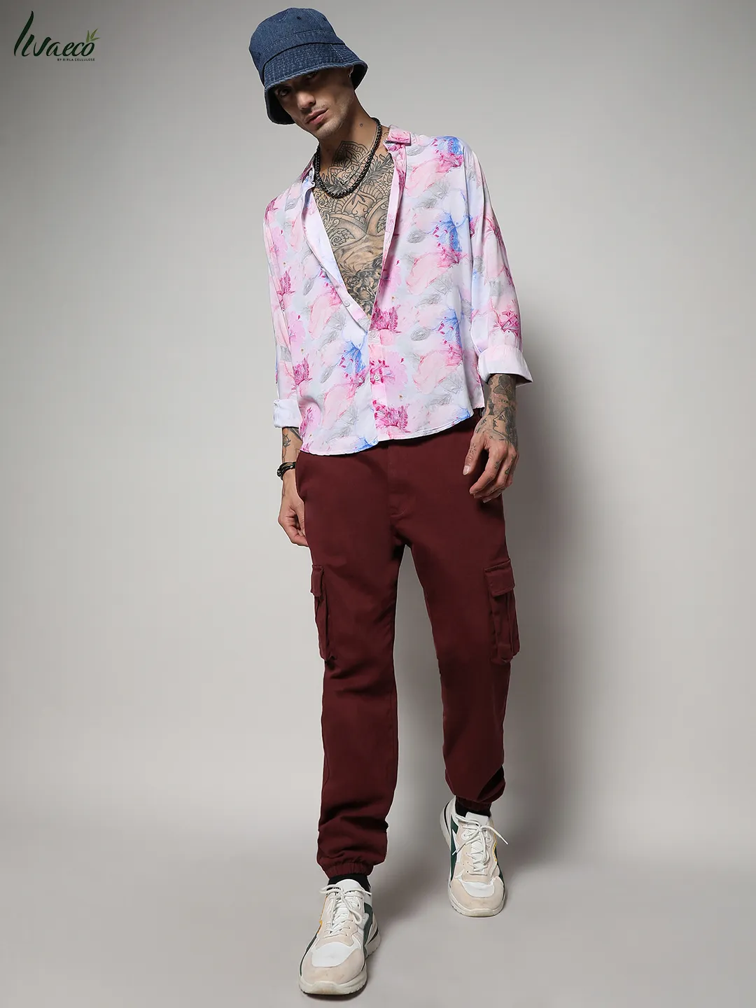 Ecoliva Faded Wildflower Shirt - Image 6