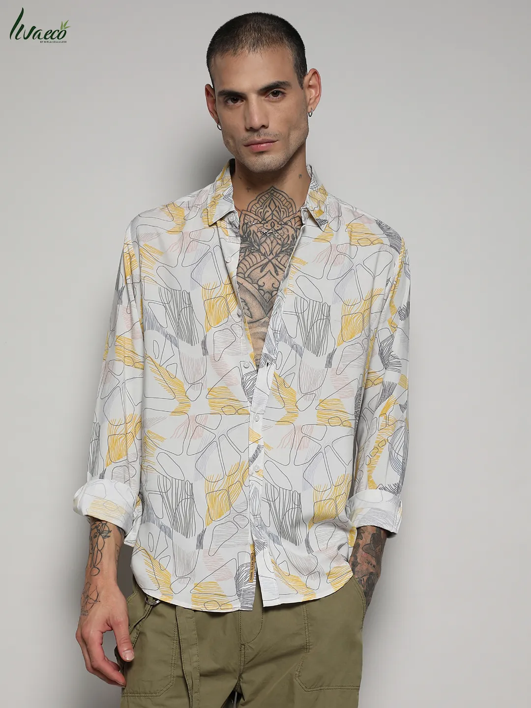 Ecoliva Minimal Lined Shirt - Image 2