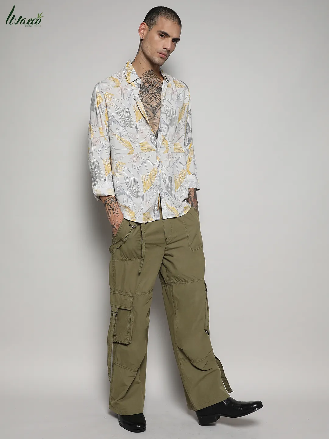 Ecoliva Minimal Lined Shirt - Image 5