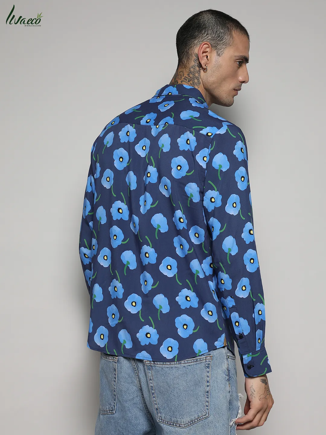 Ecoliva Flora Block Shirt - Image 4