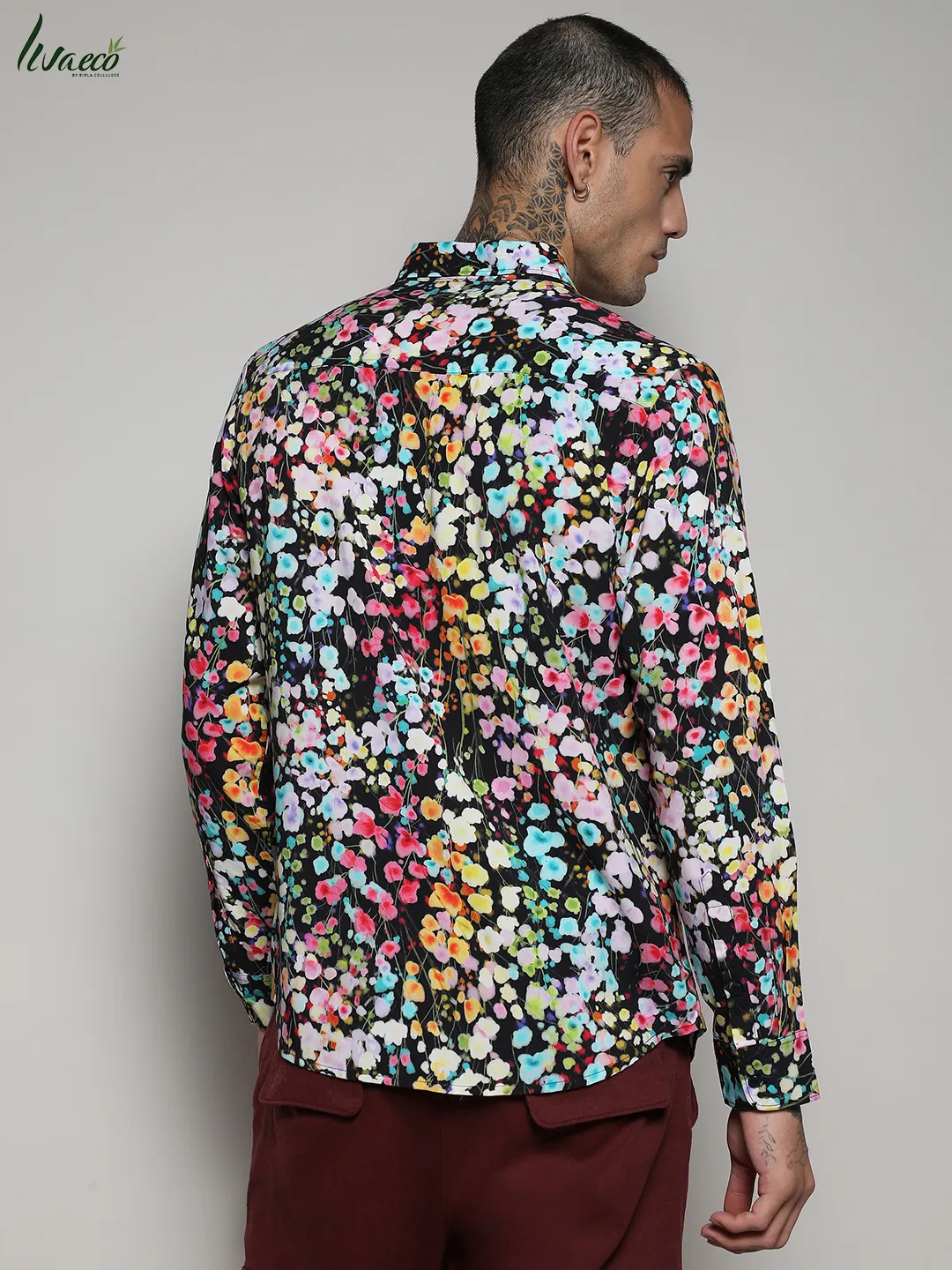 Ecoliva Botanical Cluster Shirt - Image 4