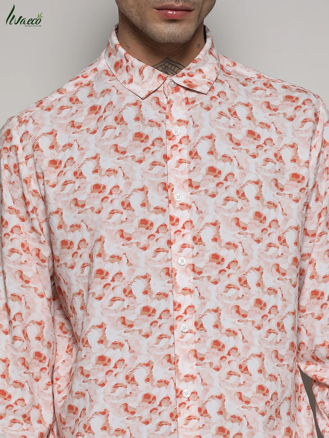 Ecoliva Abstract Swirl Shirt - Image 7