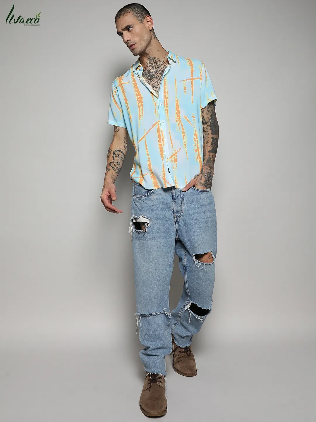 Ecoliva Pastel Tie Dye Shirt - Image 5