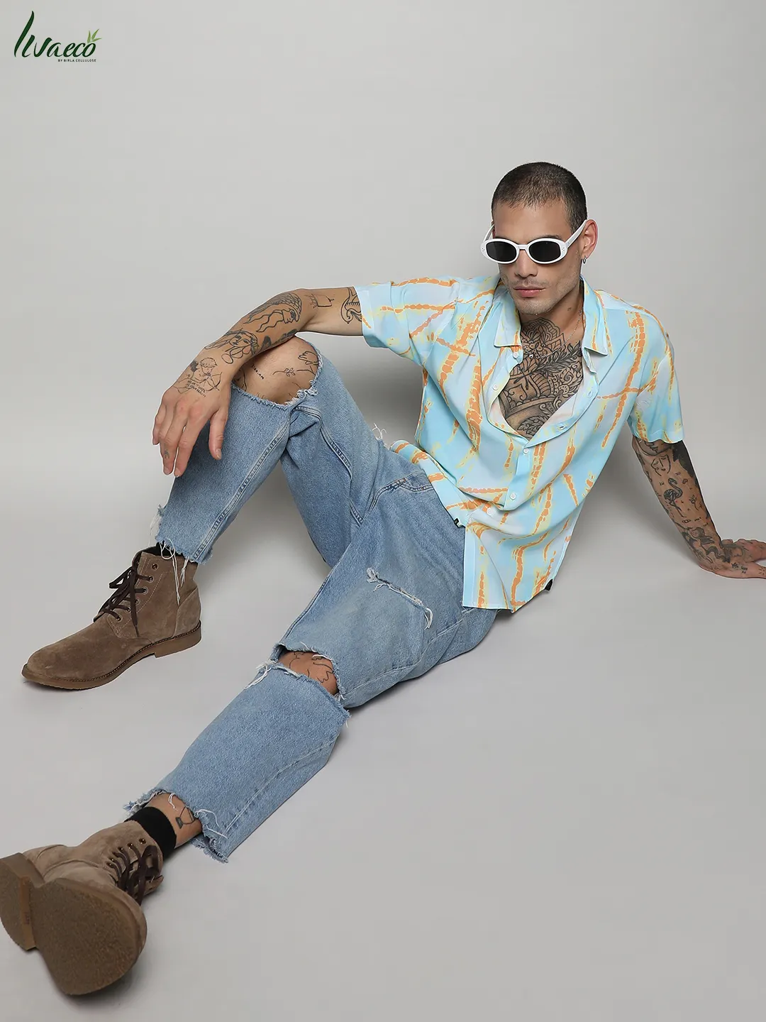 Ecoliva Pastel Tie Dye Shirt - Image 6