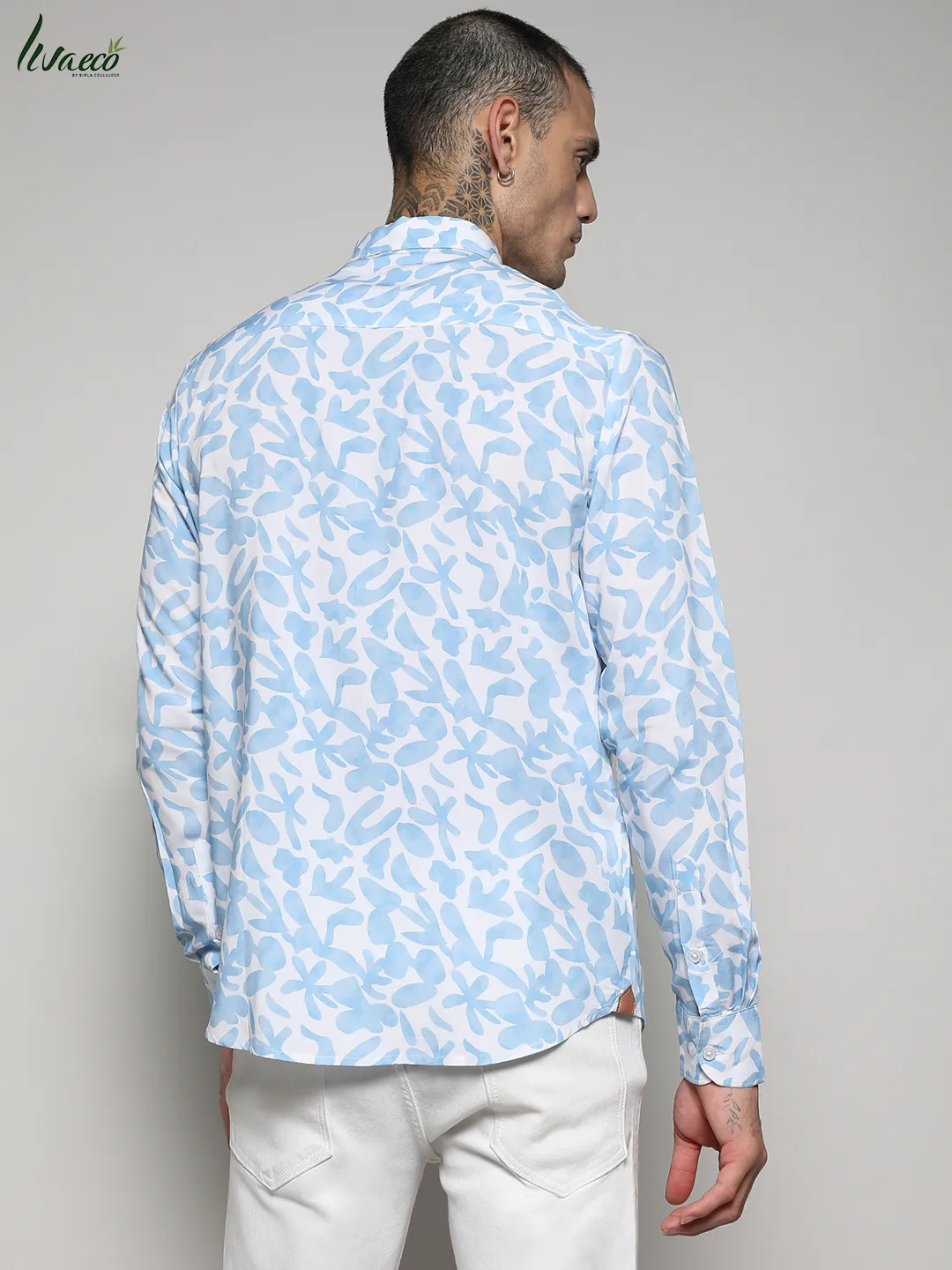 Ecoliva Water Strokes Shirt - Image 4