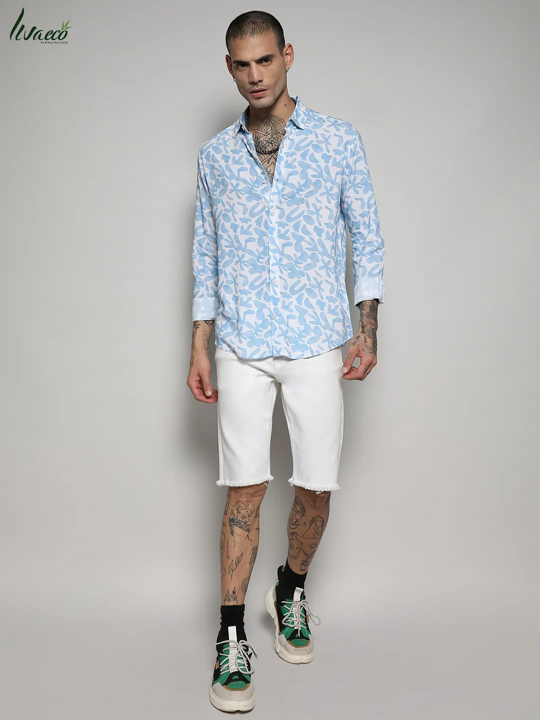 Ecoliva Water Strokes Shirt - Image 5