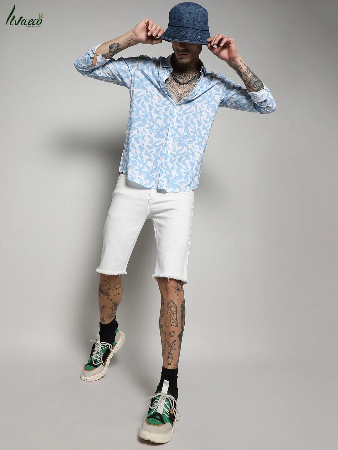 Ecoliva Water Strokes Shirt - Image 6