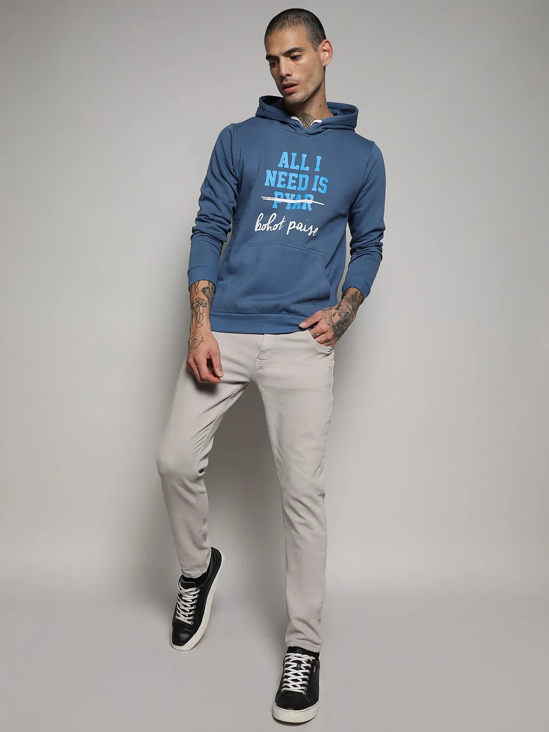All I Need Hoodie With Kangaroo Pocket - Image 5