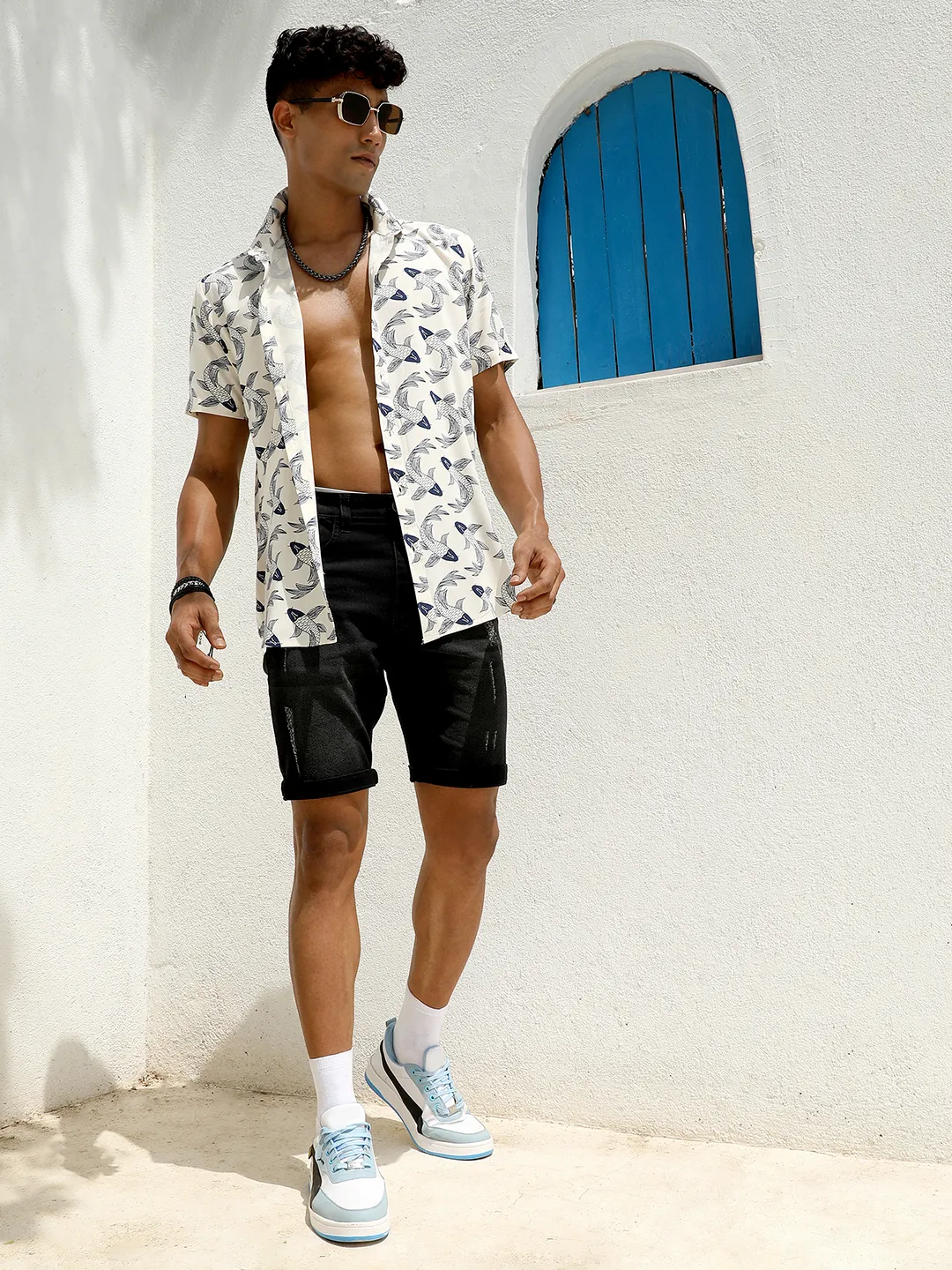 Fish Print Shirt - Image 5