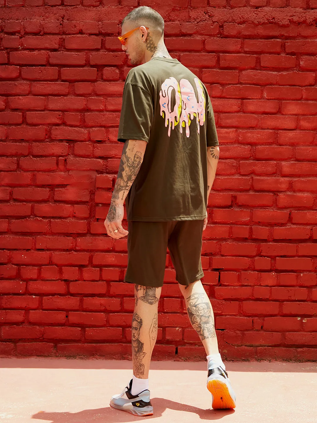Forest Green Oversized On-Off Co-Ord Set - Image 4